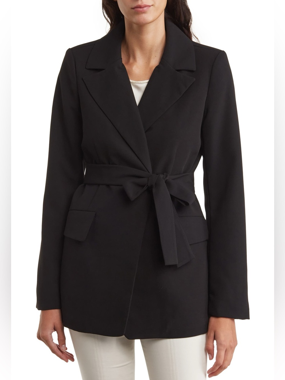 Bagatelle New York Belted Blazer Black